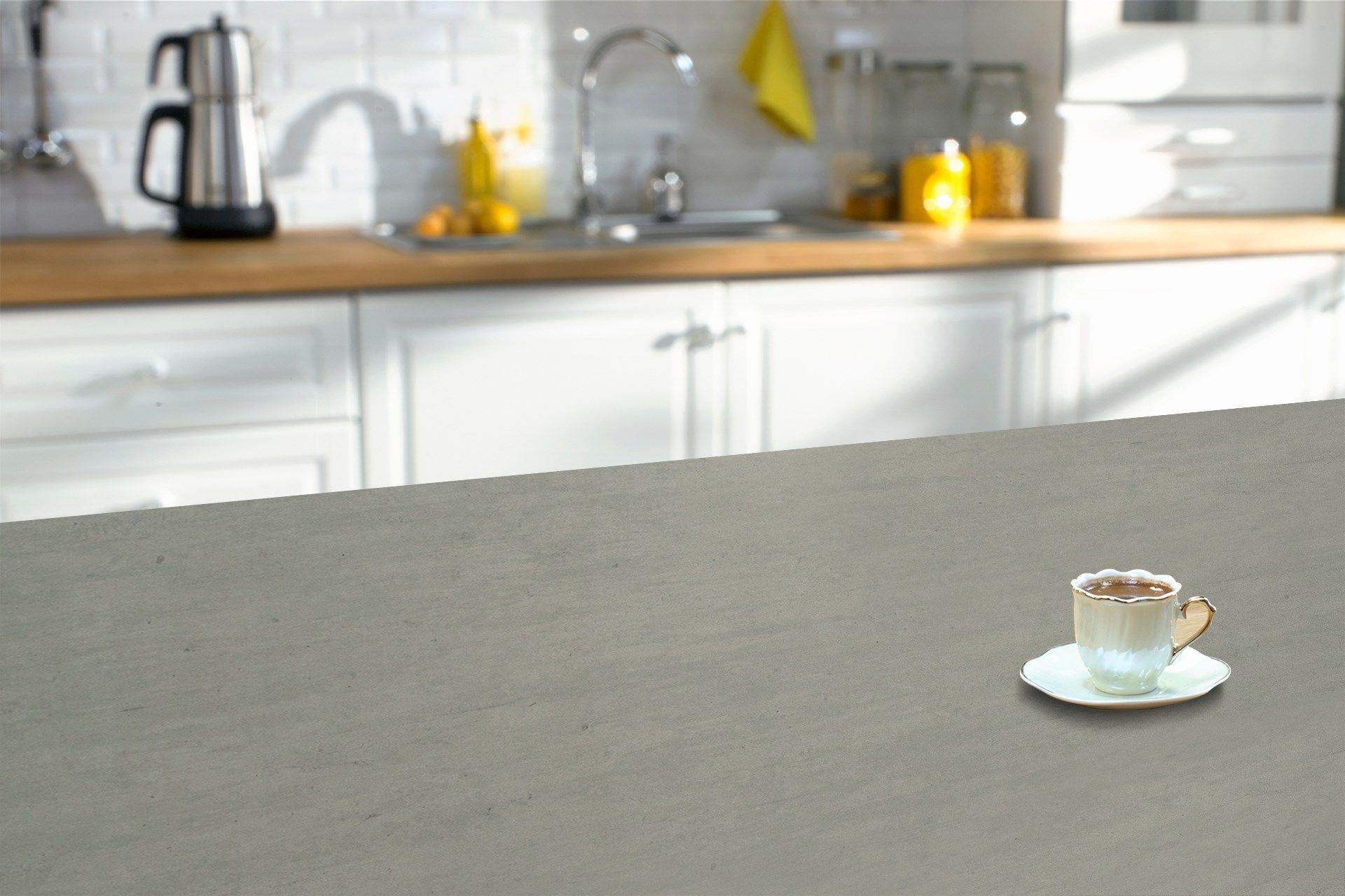 Sheer Concrete Marble & Stone Laminate 8x4 ft High Gloss 1 mm - 3793 NGL