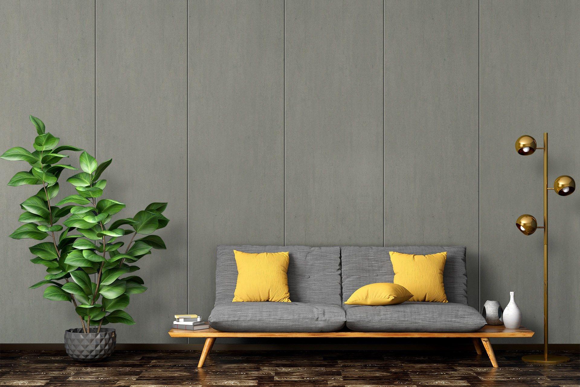 Sheer Concrete Marble & Stone Laminate 8x4 ft High Gloss 1 mm - 3793 NGL