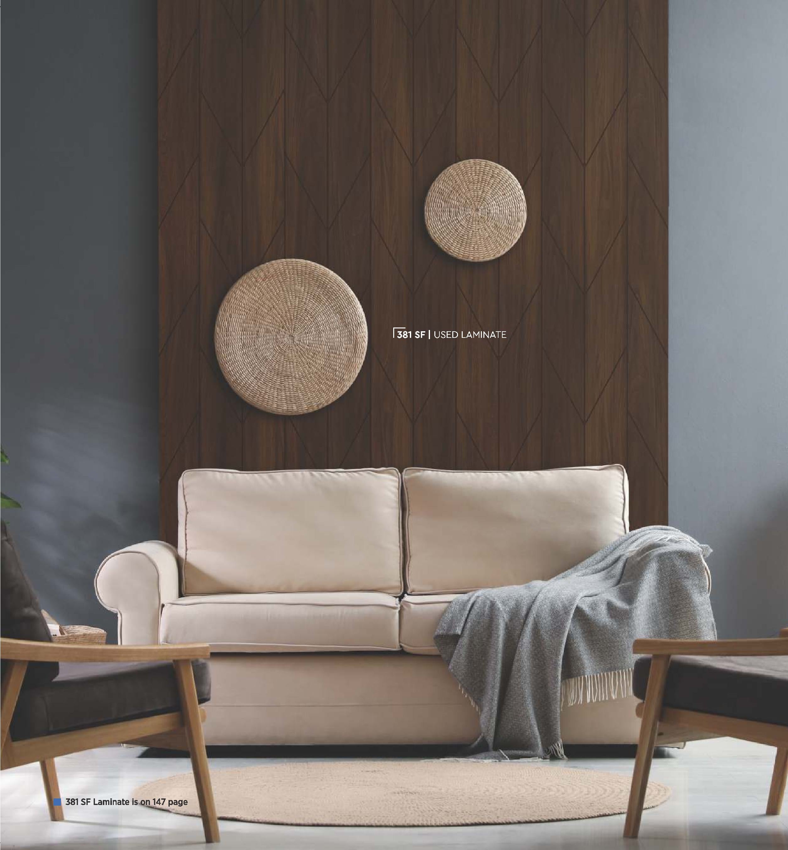 Pure Walnut Wood Laminate 8x4 ft Suede 1 mm - 381 SF