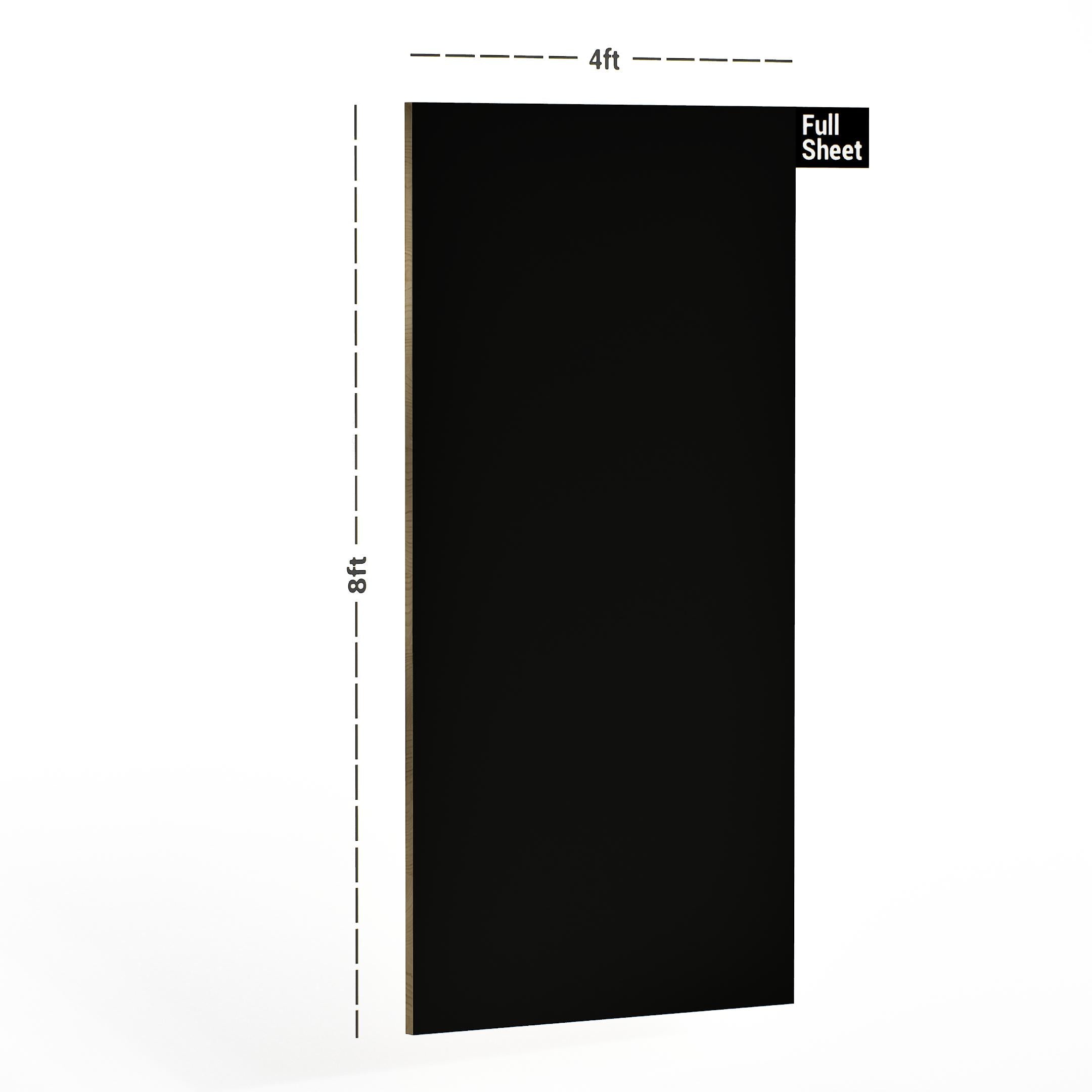 The Black Plain Laminate 8x4 ft Texture 1 mm - 3860 UC-LG