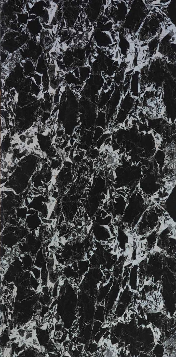 Black Marble & Stone Laminate 8x4 ft Texture 1 mm - 3895 SI