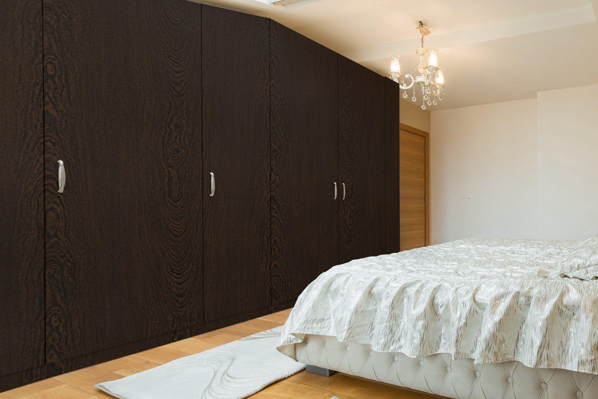 Mali Wenge Wood Laminate 8x4 ft Suede 1 mm - 3902 SUD