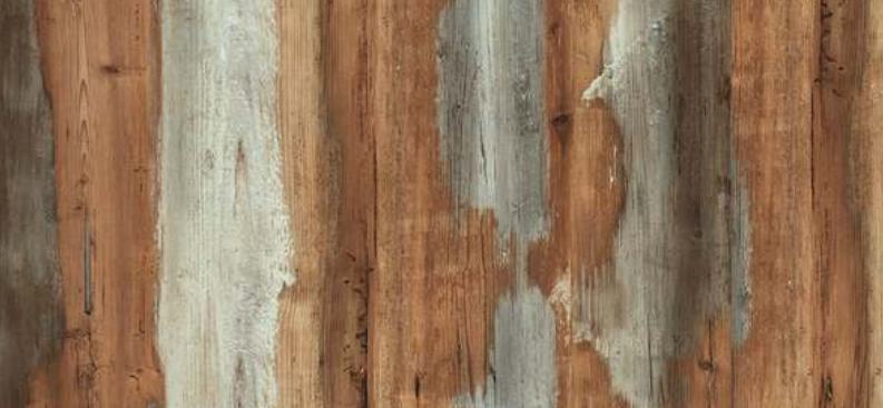 Pruno Rust Wood Laminate 8x4 ft High Gloss 0.95 mm - 3907 UG