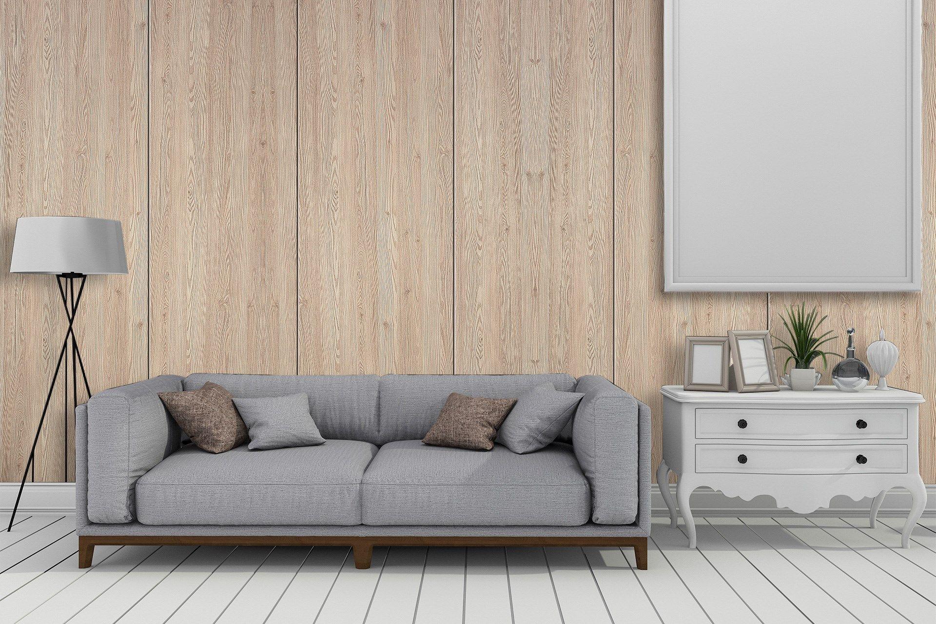Newmika Siberian Larice 8x4 ft Texture wood laminates Brown 3931_REL