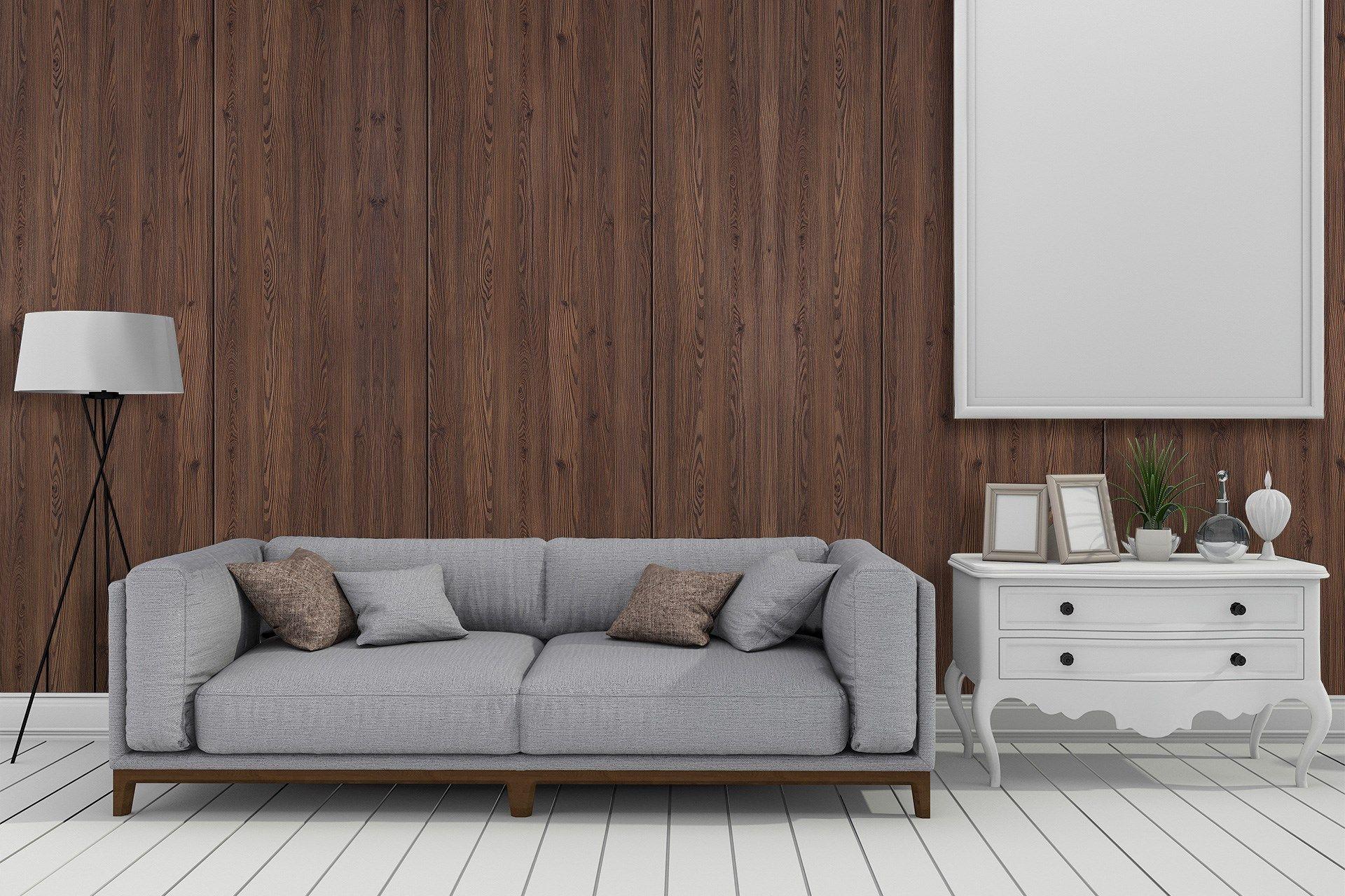 Newmika Russet Larice 8x4 ft Texture wood laminates Brown 3933_REL