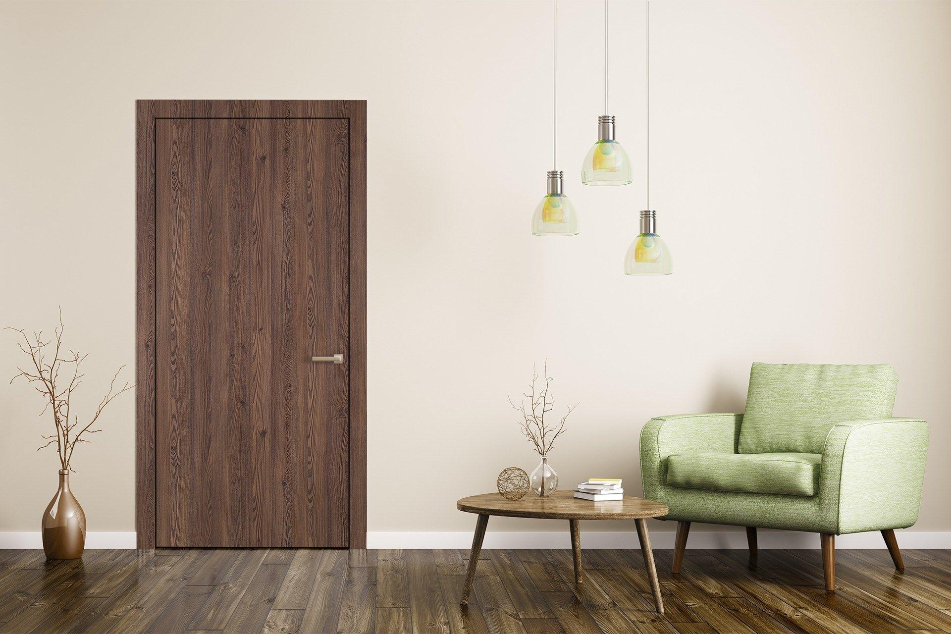 Newmika Russet Larice 8x4 ft Texture wood laminates Brown 3933_REL