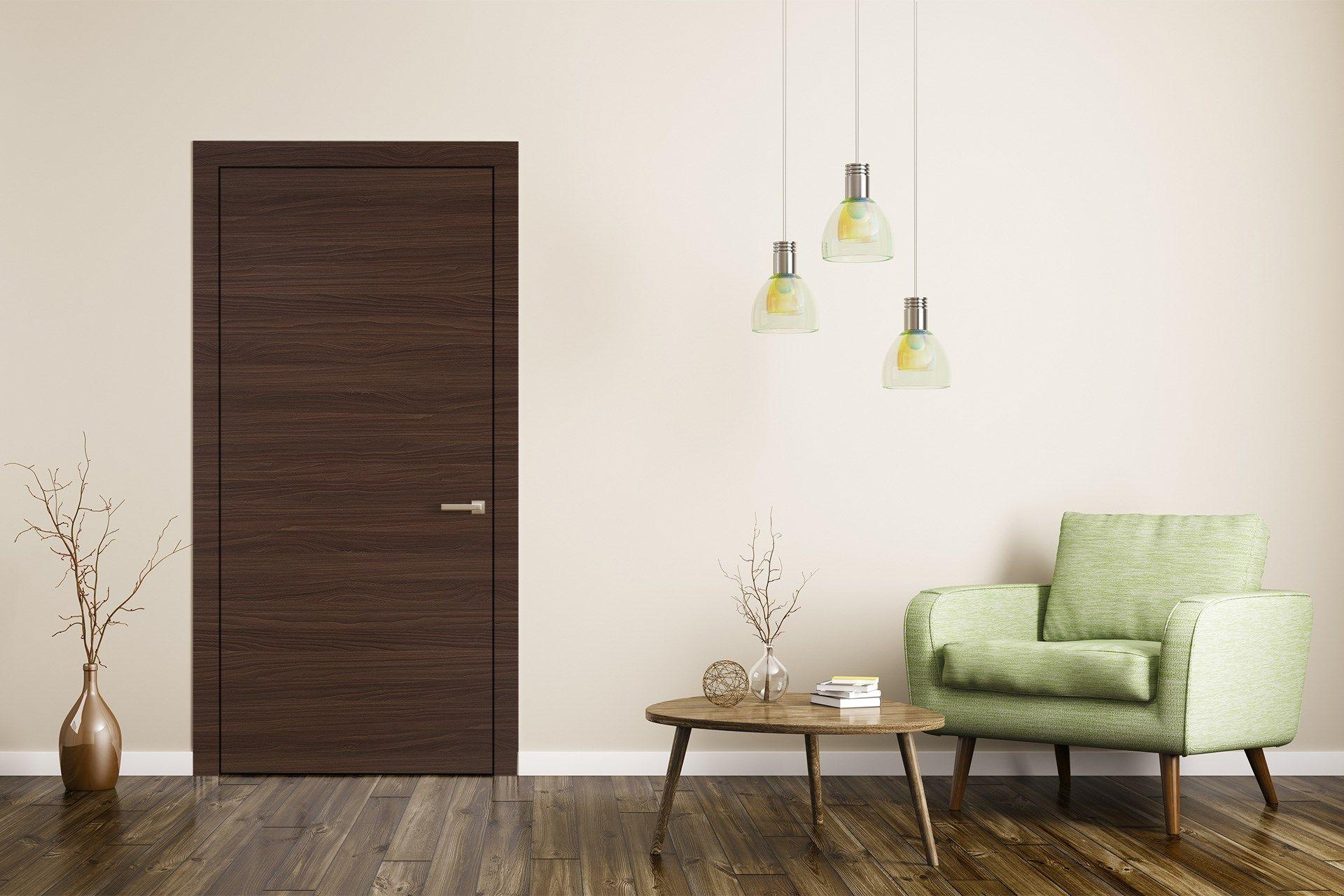 Newmika Brunette Walnut Yoko 8x4 ft Suede wood laminates Brown 3962_SUD