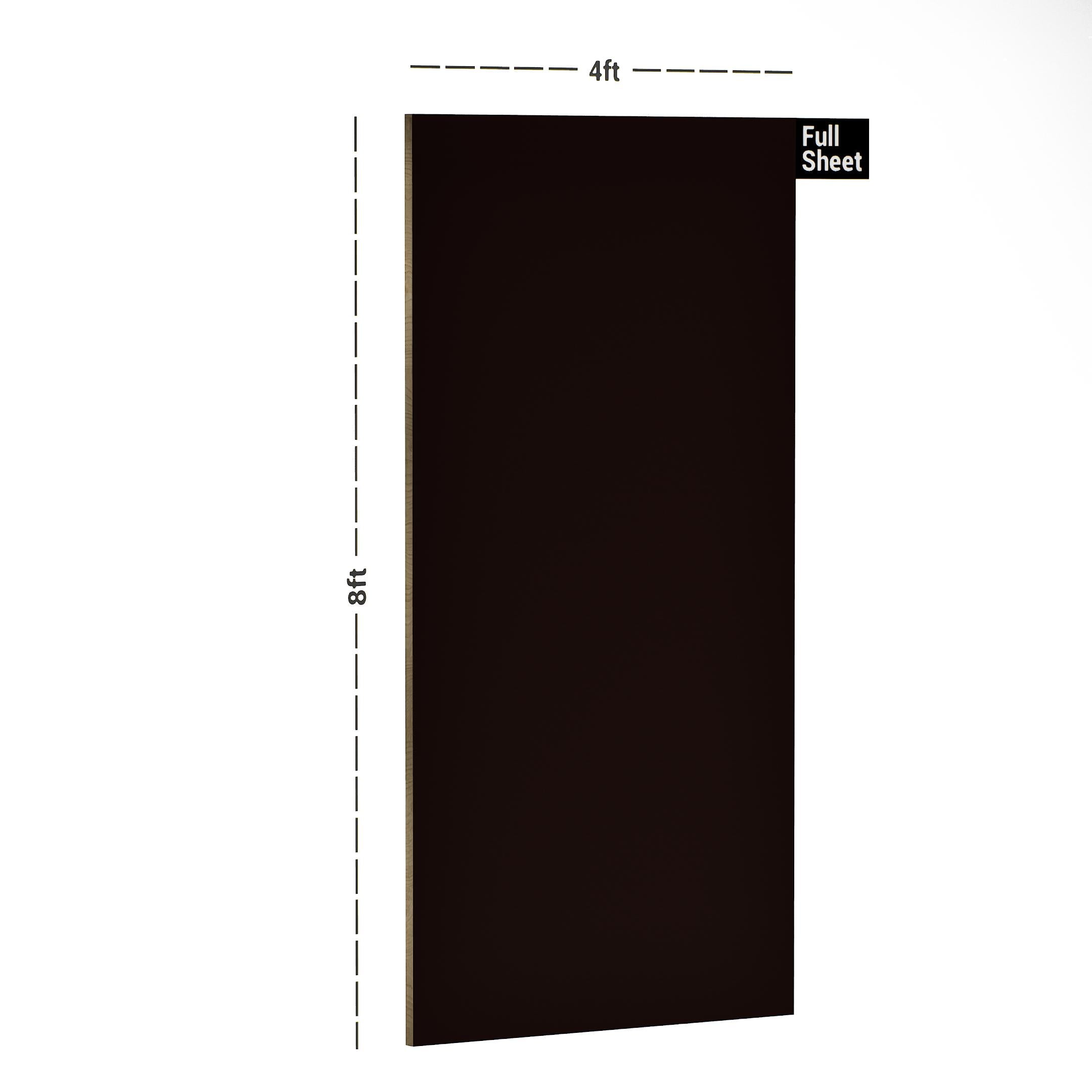 Coffee Plain Laminate 8x4 ft Suede 1 mm - 4031 SF
