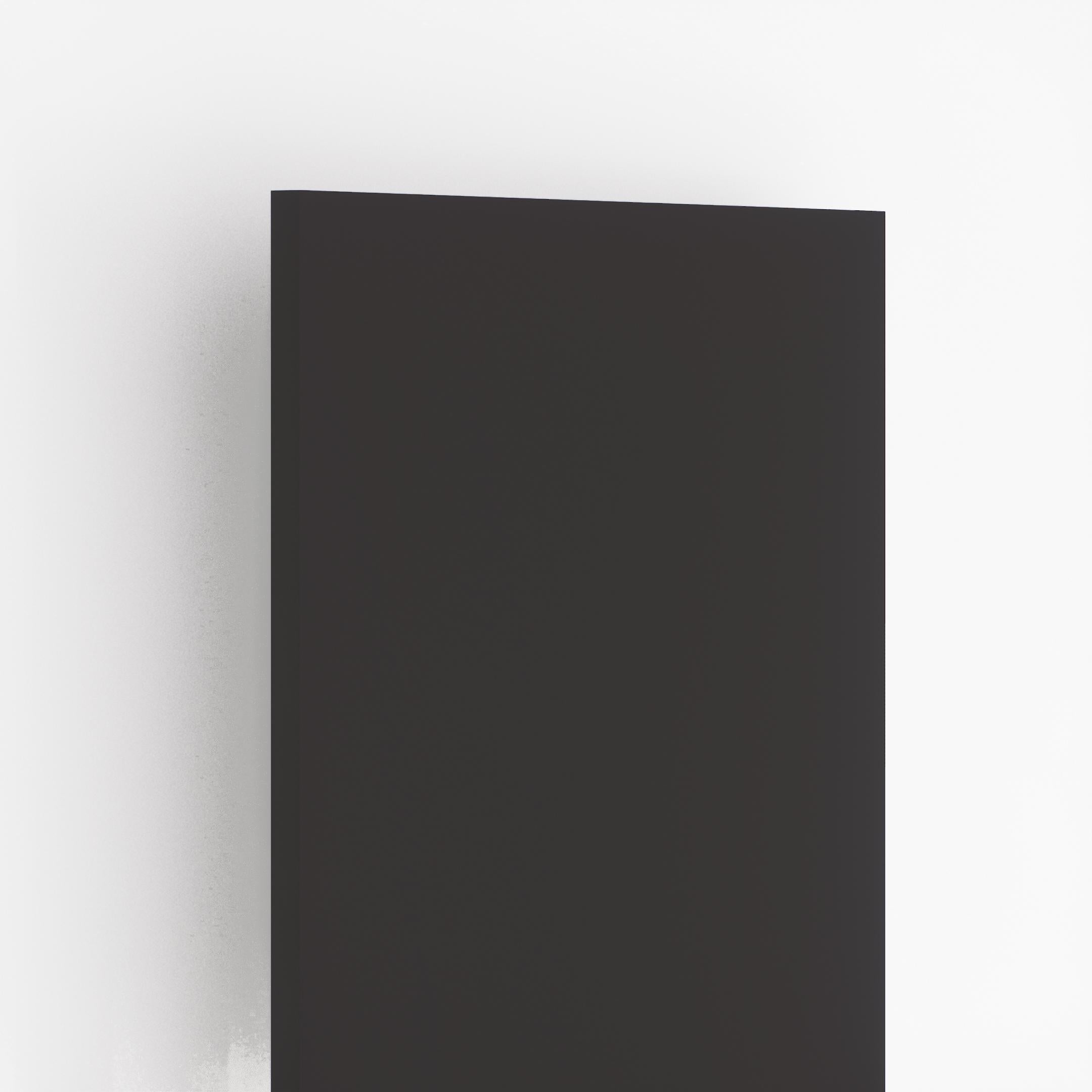 155 Jet Black Plain Laminate 8x4 ft Texture 1 mm - 4051 A