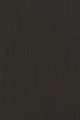 Brown wood grain laminate with suede finish and visible texture, dark brown color with vertical wood pattern and matte sheen