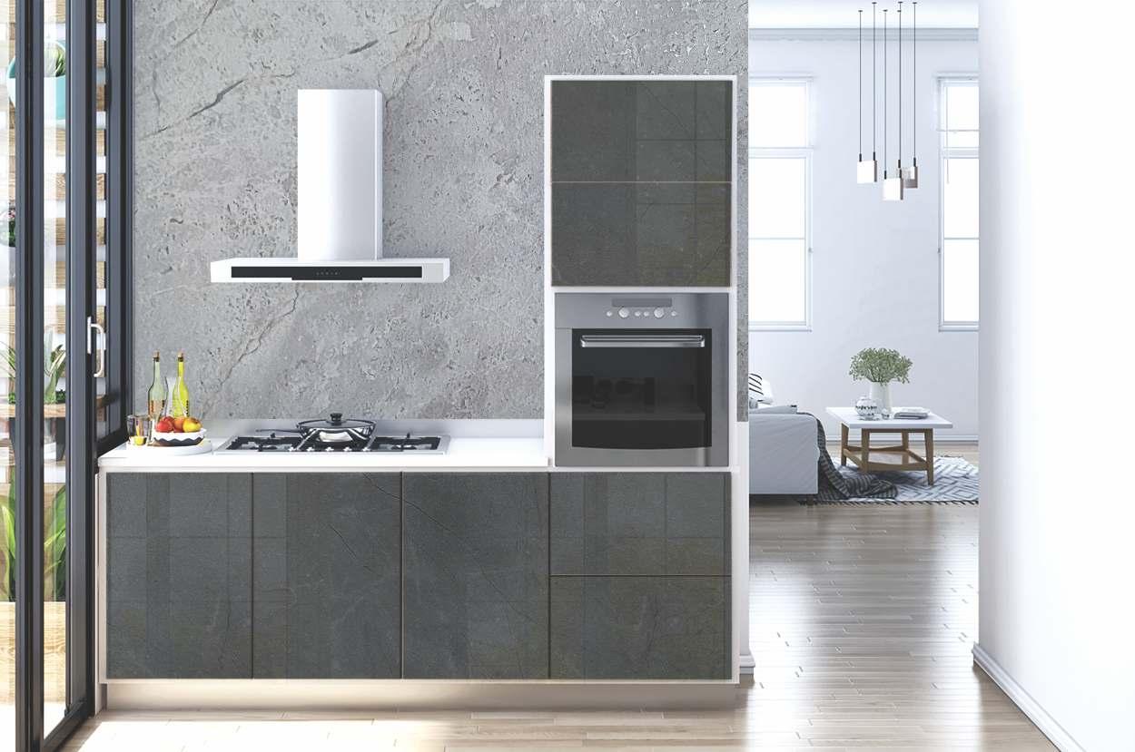 Dark Valia Marble & Stone Laminate 8x4 ft High Gloss 1 mm - 4108 SG
