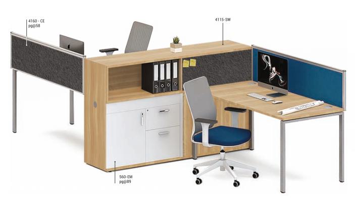 Brown wood grain laminate texture on office cubicle surfaces, showcasing textured finish and wood pattern in a modern