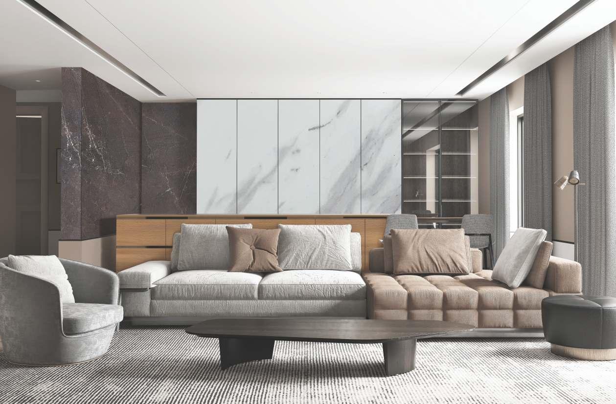 Pompeya Marble & Stone Laminate 8x4 ft Texture 1 mm - 4126 EM