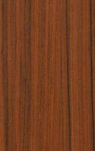 Brown wood grain laminate with suede finish and vertical wood pattern texture