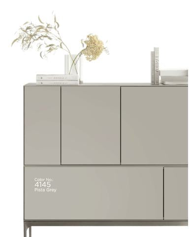 Pista Grey Plain Laminate 8x4 ft Texture 1 mm - 4145 A