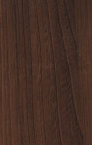 Brown wood grain laminate with suede finish and visible texture, showcasing a natural wood pattern and earthy tone.