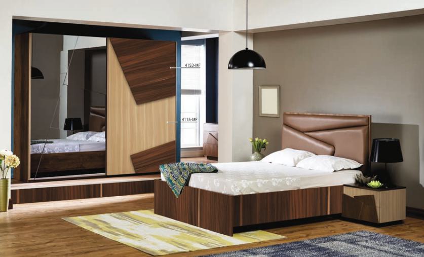 Coulter Walnut Wood Laminate 8x4 ft High Gloss 0.9 mm - 4153 MF