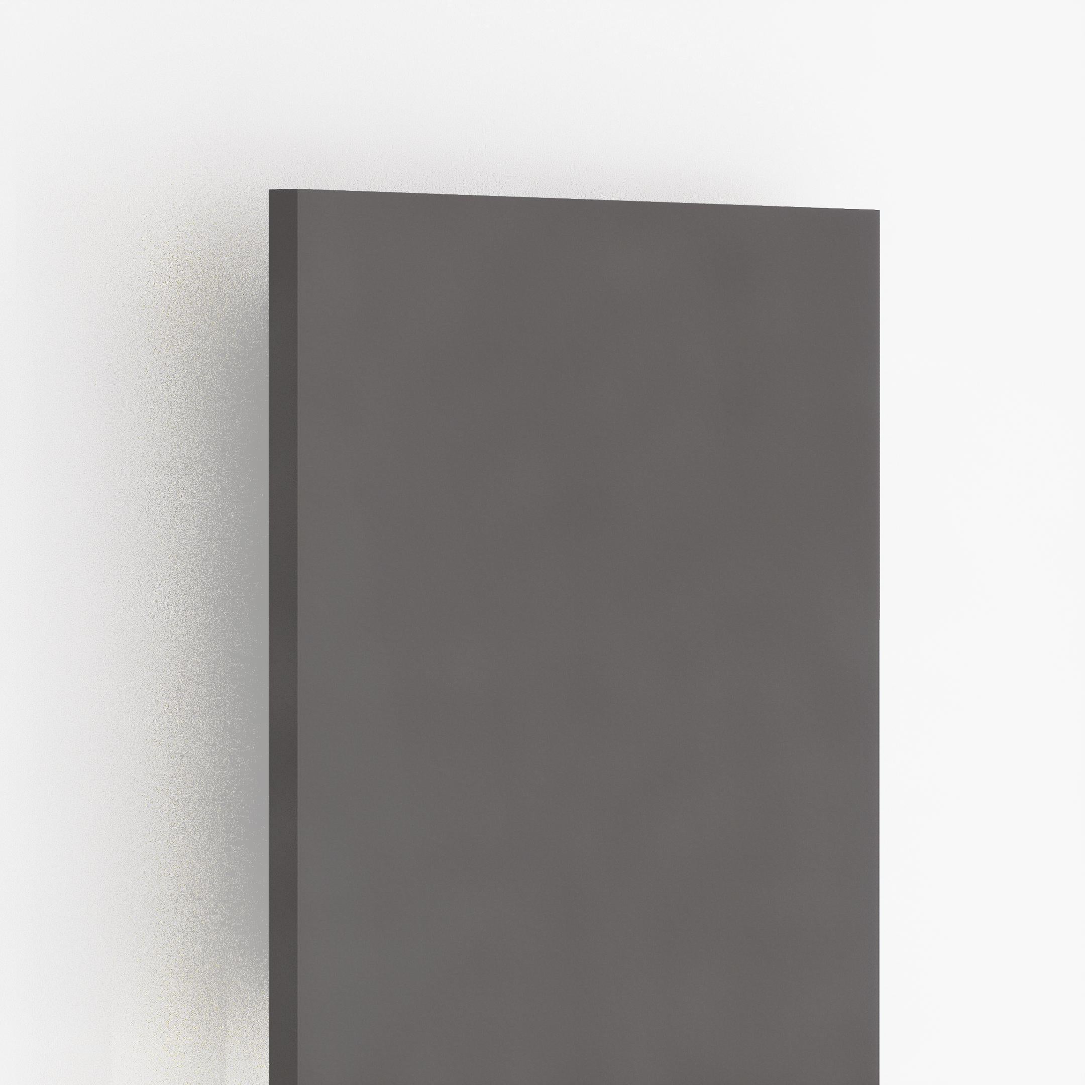 Brown wood laminate with suede finish and wood grain texture visible on the surface of the sheet.