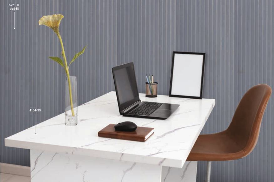 White Alberica Marble & Stone Laminate 8x4 ft High Gloss 1 mm - 4164 SG