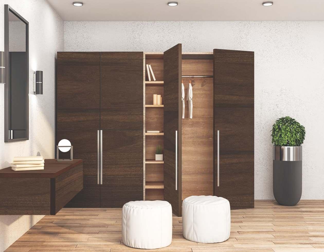 Bourbone Walnut Horizontal Wood Laminate 8x4 ft Texture 1 mm - 4211 EH