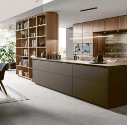 Flavio Dark Wood Laminate 8x4 ft Texture 1 mm - 4348 A83