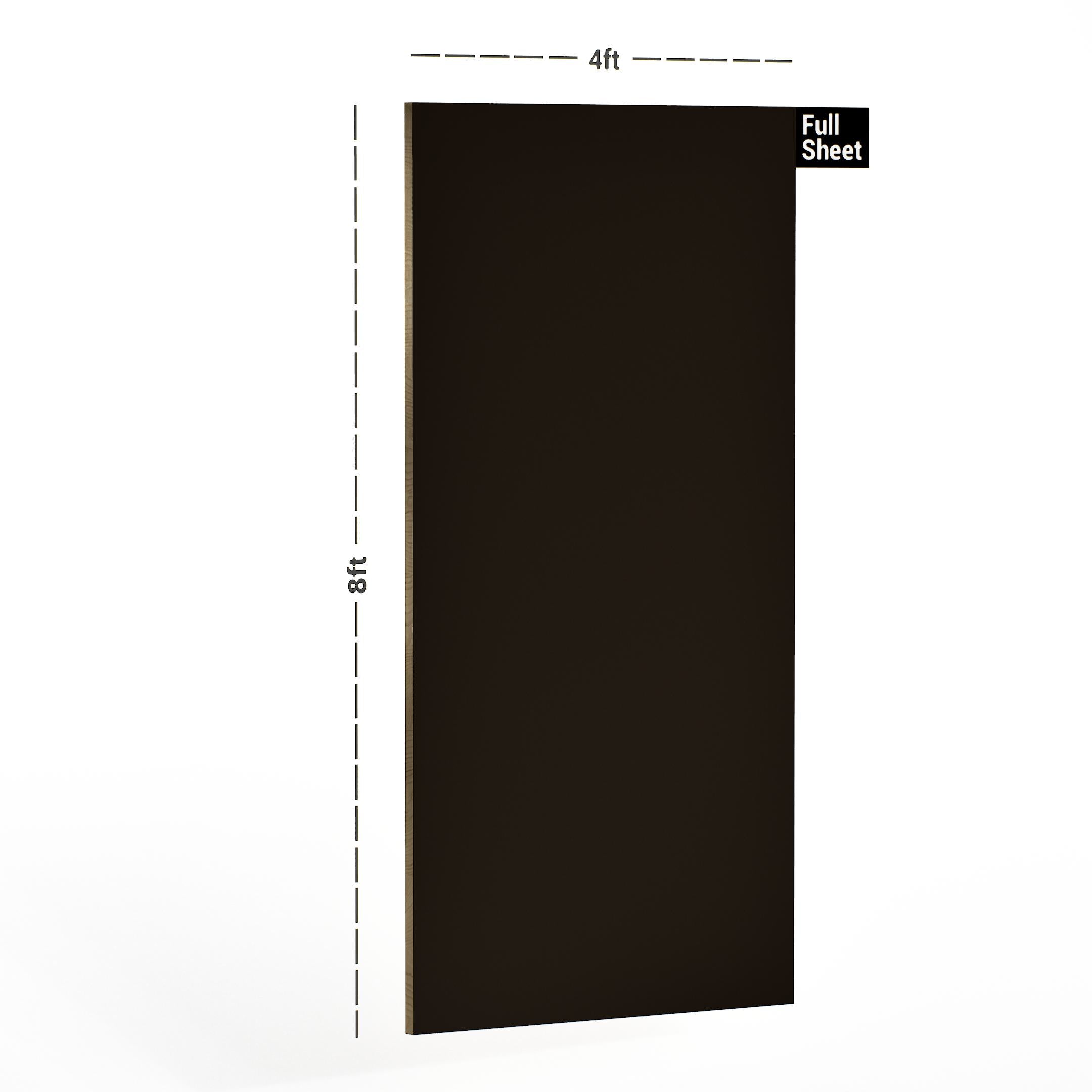 Coffee Plain Laminate 8x4 ft Suede 0.8 mm - 4421 SF