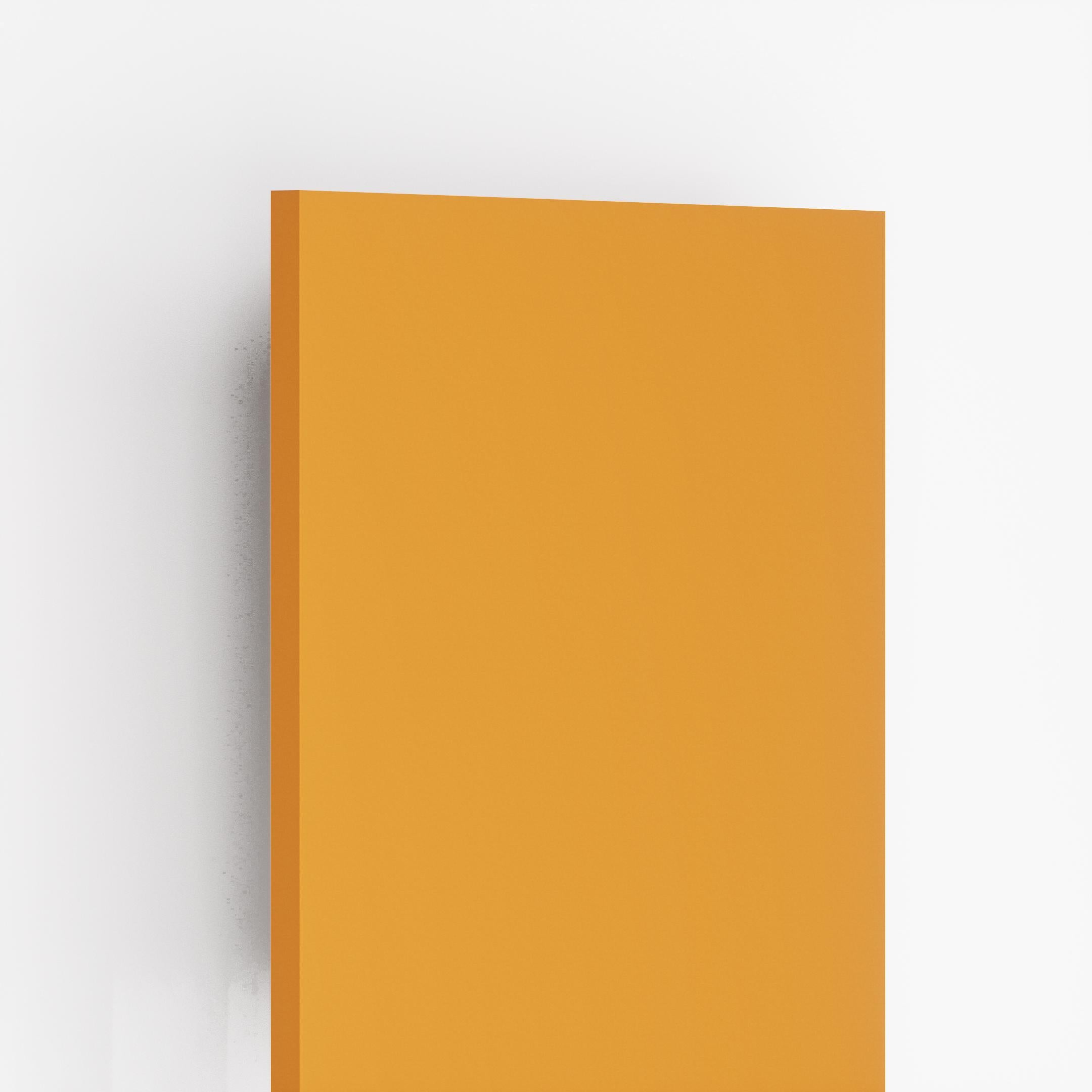 Yellow Plain Laminate 8x4 ft Suede 0.8 mm - 4438 SF