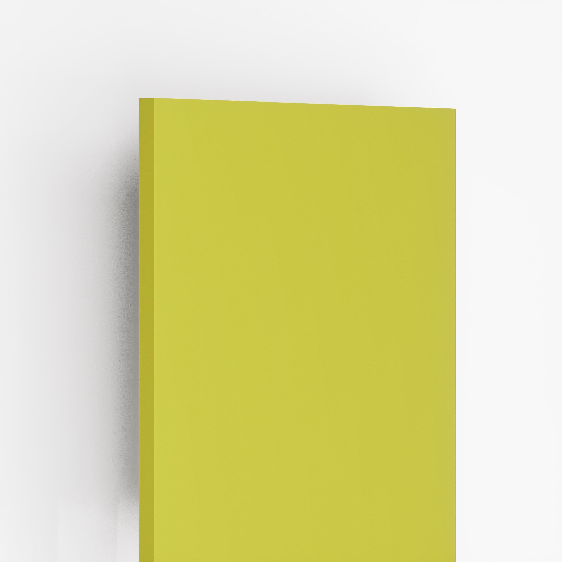 Pale Yellow Plain Laminate 8x4 ft Suede 1 mm - 455 SF