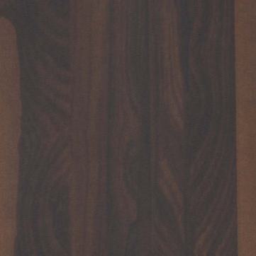 Dark brown wood laminate with suede finish and wood grain texture