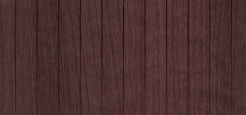 Brown wood grain laminate with textured finish and vertical wood pattern, showing natural grain details and texture