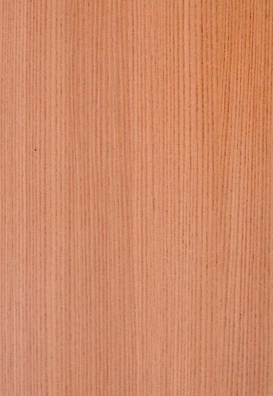 Brown wood grain laminate with textured finish and vertical grain pattern, displaying a natural wood-like appearance.