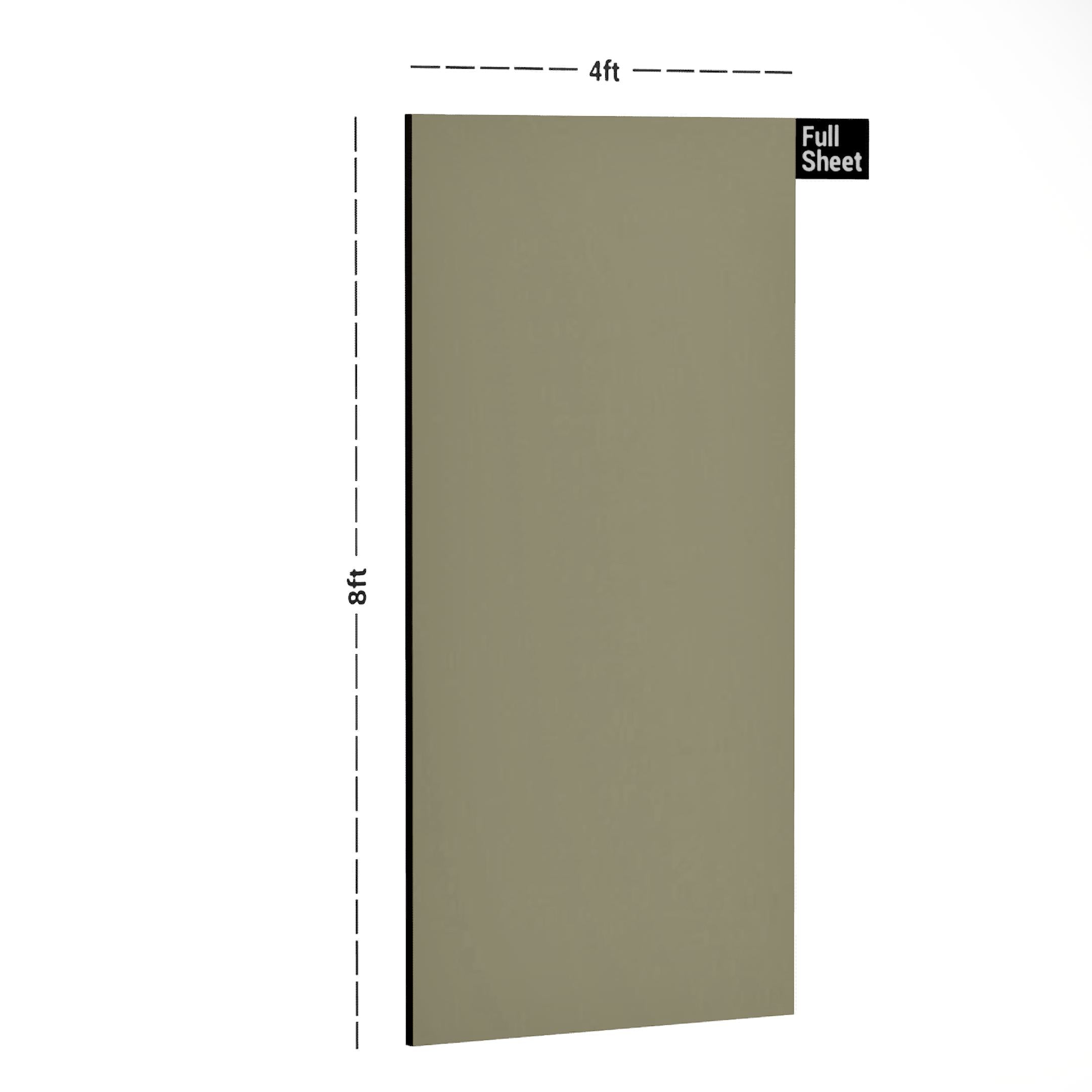 SH Sea Pearl Plain Laminate 8x4 ft High Gloss 1 mm - 49949 HGL