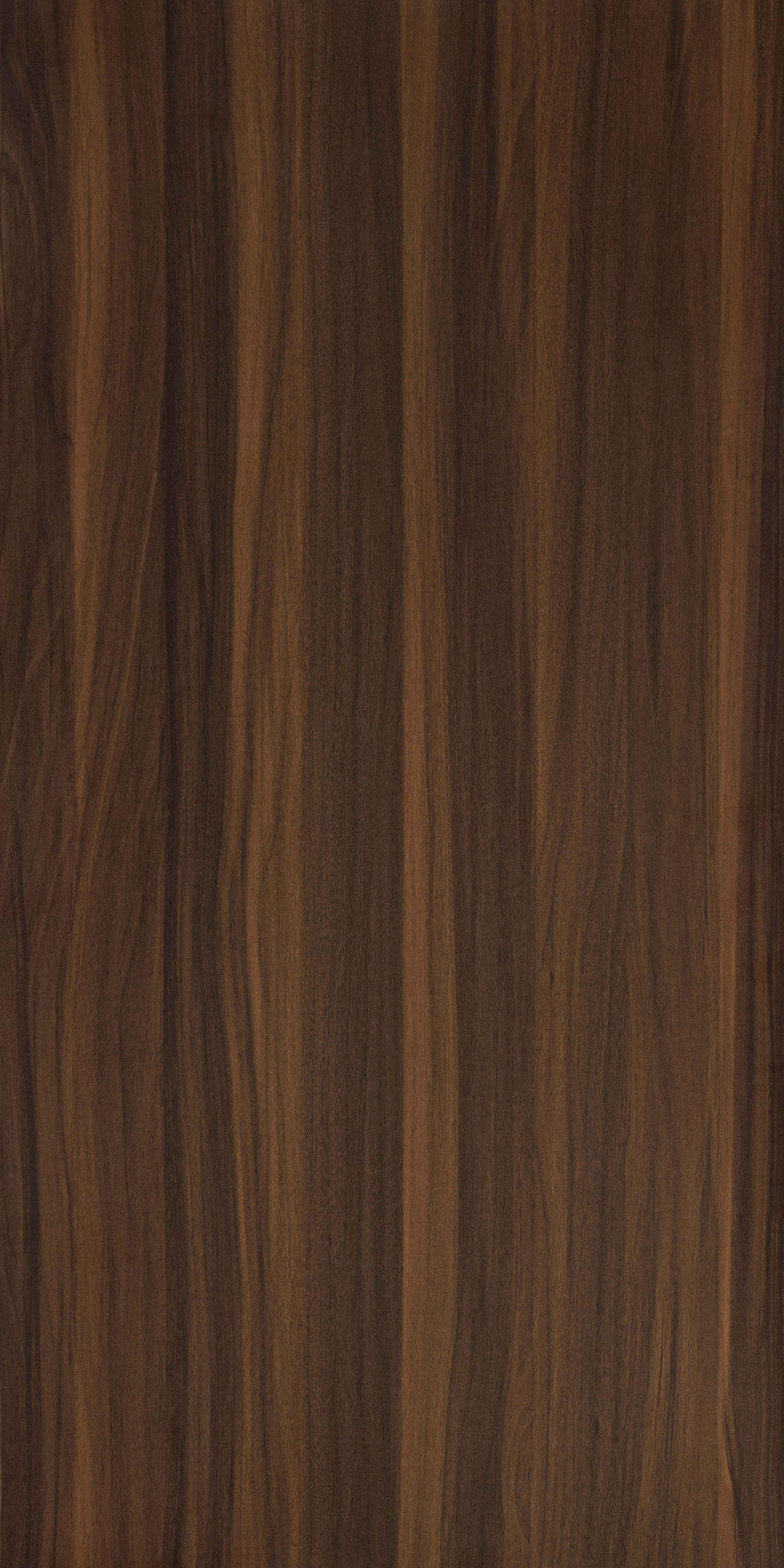 Brown wood grain laminate with suede finish and vertical wood pattern texture