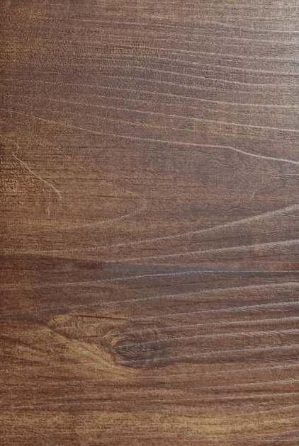 Brown wood grain laminate with textured finish showing natural wood pattern and grain details