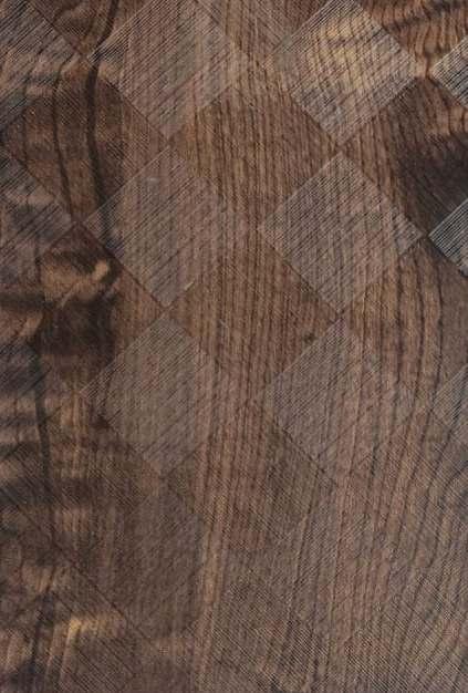 Wenge wood laminate with textured herringbone pattern and visible wood grain details in dark brown color