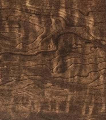 Wenge wood grain laminate with suede finish and textured embossed pattern.