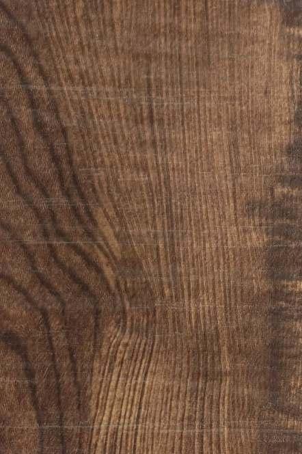 Brown wood grain laminate with textured finish and visible wood pattern and grain details.