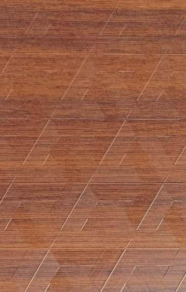 Brown wood grain laminate with textured finish and diagonal pattern, showing wood-like texture and grain details.