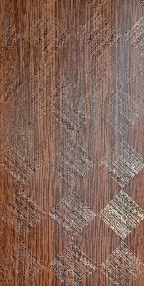 Wenge wood laminate with textured finish and diagonal pattern, showing wood grain and subtle sheen variations in a geometric
