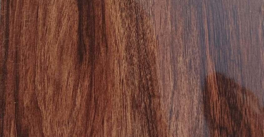 Rope Walnut Wood Laminate 8x4 ft High Gloss 0.8 mm - 5023 AHG