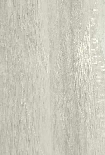 White wood grain laminate with textured finish and visible wood pattern and grain details