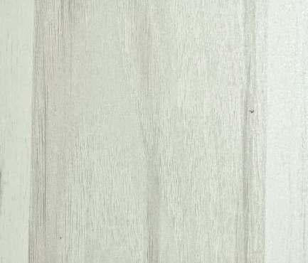 White wood grain laminate with suede finish and textured surface, showing wood pattern and subtle grain details.