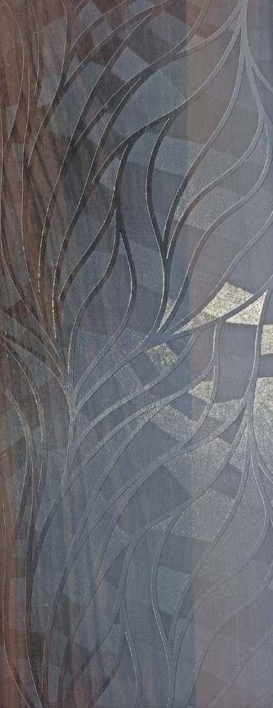 Wenge wood grain laminate with textured finish and wavy pattern, showing dark brown and grey tones.