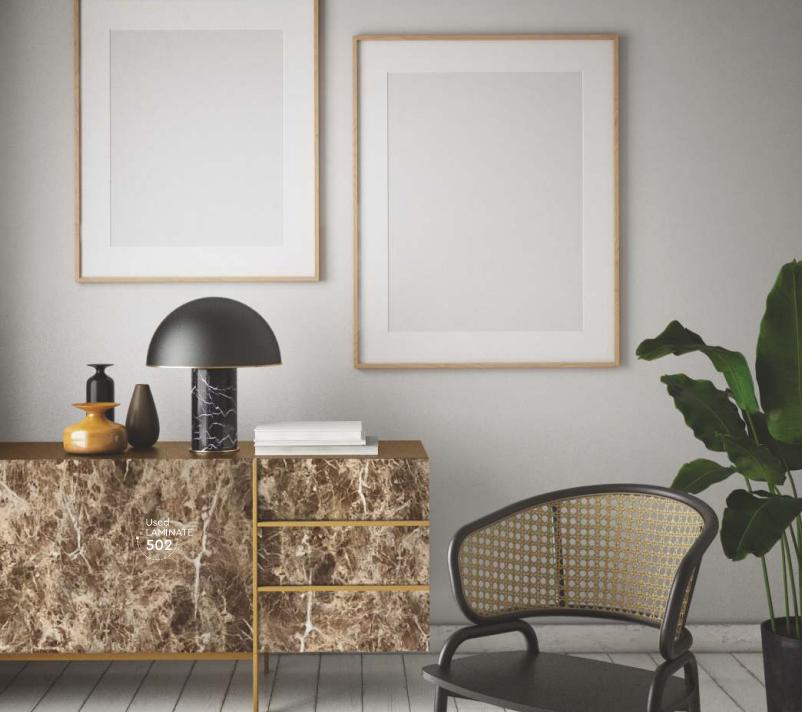 Virgo Royal Onyx 8x4 ft High Gloss marble & stone laminates Brown 502_Royal