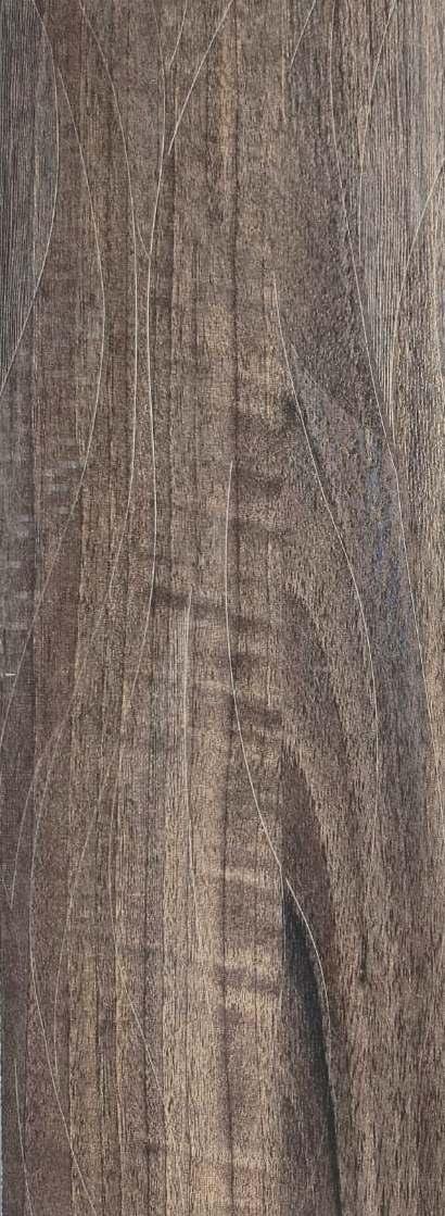 Wenge wood grain laminate with textured finish and wavy pattern, showing wood-like texture and darker brown tones.