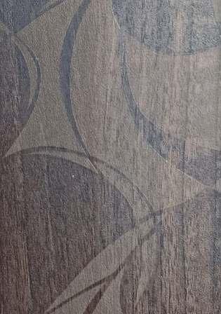 Wenge wood laminate with textured finish and abstract pattern, showing wood grain and subtle sheen.