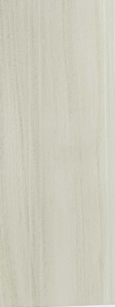 White wood grain laminate with textured finish showing vertical grain pattern and subtle wood tone variations