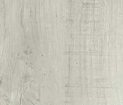 White wood grain laminate with suede finish and textured surface showing wood pattern and subtle imperfections