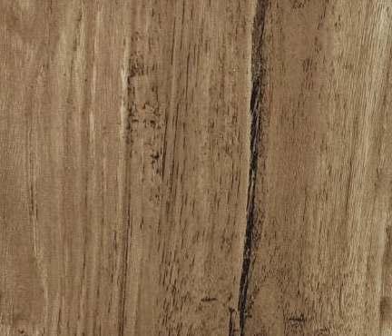 Brown wood laminate with suede finish and wood grain texture, showing natural wood pattern and subtle texture variations.