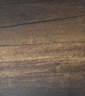 Dark wood laminate with wood grain texture and suede finish, showing horizontal planks with varying shades and natural wood